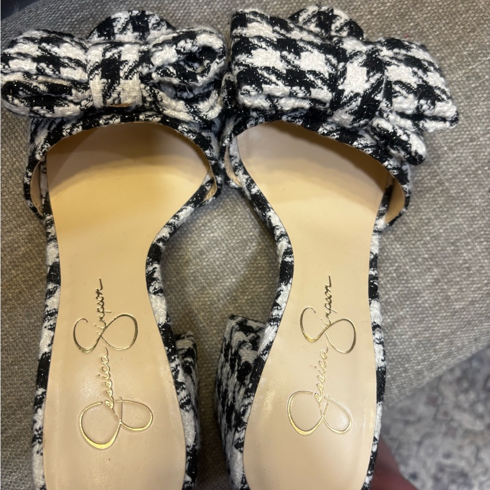 Jessica Simpson Black and White Women's Shoes